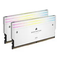 64GB (2x32GB) CORSAIR DDR5 DOMINATOR Titanium RGB White, PC5-48000 (6000), Non-ECC Unbuffered, CAS 30, XMP 3.0, 1.4V