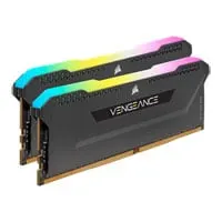 16GB (2x8GB) CORSAIR DDR4 Vengeance RGB PRO SL Black, PC4-25600 (3200), Non-ECC Unbuffered, CAS 16, XMP 2.0, 1.35V