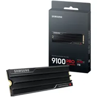 Samsung 9100 PRO Series NVMe SSD, PCIe 5.0 M.2 Typ 2280, mit Kühlkörper - 1TB