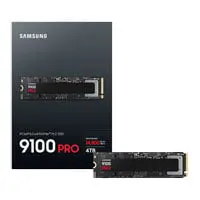 4TB Samsung 9100 PRO, M.2 2280, PCIe 5.0 (x4), NVMe 2.0, V-NAND TLC, 14800 MB/s Read, 13400 MB/s Write, 2200K/2600K IOPs