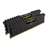 16GB (2x8GB) CORSAIR DDR4 Vengeance LPX Black, PC4-21300 (2666), Non-ECC Unbuffered, CAS 16, XMP 2.0, 1.2V