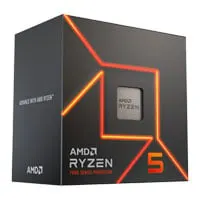 AMD Ryzen™ 5 7500, AM5, Zen 4, 6 Core, 12 Thread, 3.7GHz, 5.0GHz Turbo, 32MB Cache, PCIe 5.0, 65W, CPU
