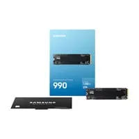 2TB Samsung 990 SSD, M.2 (2280), PCIe 4.0 (x4) NVMe, 7250MB/s Read, 6450MB/s Write, 1200k / 850k IOPS
