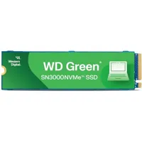 Western Digital GREEN SN3000 500GB M.2 NVMe PCI-E Gen4 Solid State Drive - Read 5000 MB/s, Write 4100 MB/s - WDS500G4G0E