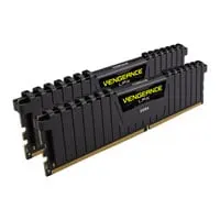 32GB (2x16GB) CORSAIR DDR4 Vengeance LPX Black, PC4-17000 (2133), Non-ECC Unbuffered, CAS 13, XMP 2.0, 1.2V