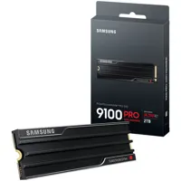 Samsung 9100 PRO Series NVMe SSD, PCIe 5.0 M.2 Typ 2280, mit Kühlkörper - 2TB