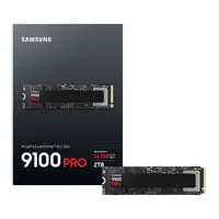 2TB Samsung 9100 PRO, M.2 2280, PCIe 5.0 (x4), NVMe SSD, V-NAND TLC, 14700 MB/s Read, 13400 MB/s Write, 1850K/2600K IOPS