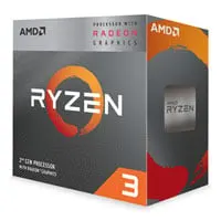 AMD Ryzen™ 3 3200G w/ RADEON™ RX VEGA 8 Graphics, AM4, Zen+, Quad Core, 4 Thread, 3.6GHz, 4.0GHz Turbo, 4MB, 65W, CPU